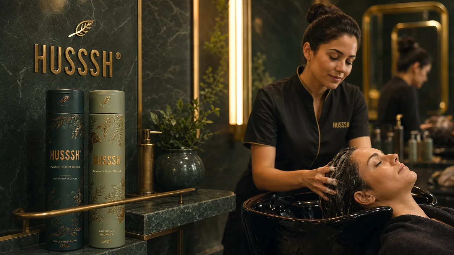HUSSSH in salon